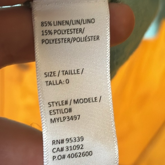 James Perse Linen Blend Longsleeve Top - Picture 4 of 7